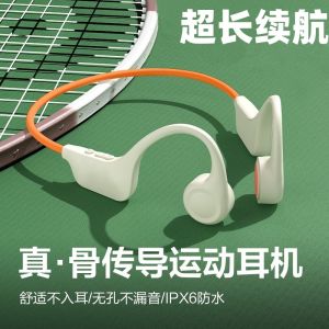 New True Bone Conduction Bluetooth Earphones Sports Running Special Non-In-Ear Wireless Cycling Neck-Hanging Waterproof