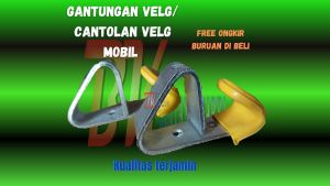 Gantungan velg mobil dinding / Cantolan velg mobil dinding