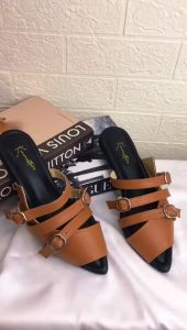 SANDAL FLAT WANITA MULLES GESPER AR 09