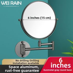 YYBAIO | LED Lighted Magnifying Adjustable Wall Mounted Makeup Mirror