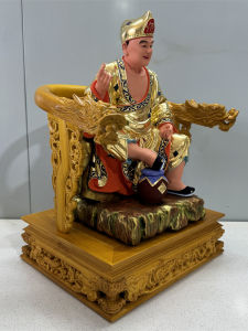 Elevated Wooden Carved God Chair Buddha Chair Altar Statue Base Platform Traditional Chinese Folk Art Handcrafted Wooden Seat
