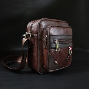 Star Face Tas Selempang Slingbag Crossbag Pria Kulit Premium