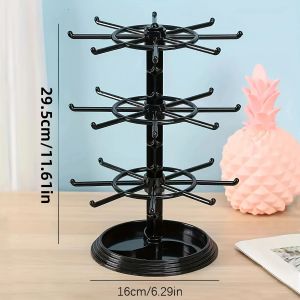 Giá Đỡ Trang Sức Xoay Nhiều Tầng 1 Cái Giá Trưng Bày Vòng Cổ Giá Đỡ Lắc Tay Hộp Đựng Trang Sức Bằng Nhựa Dụng Cụ Sắp Xếp Trang Sức Cho Nữ