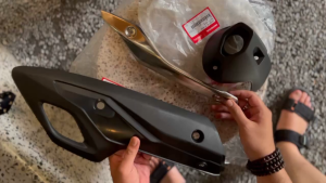 Bộ ốp pô zin hãng Honda xe SH 2017 2018 2019 và không ốc gắn kèm theo có bán lẻ từng món