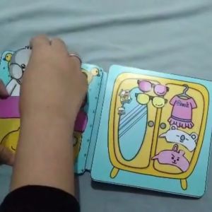 Paper Duck Bebek Viral Mainan Edukasi Busy Book Buku Aktifitas Anak Bongkar Pasang Mudah Disusun