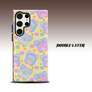 Pastel Furby For Samsung Galaxy S26 S25 S24 A56 A36 Dual Layer Luxury Fashion Full Lens Protective Case