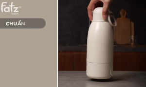 Bình hâm nước pha sữa di động Mini Smart 7 Fatz Baby pin sạc – FB3813KB - Máy đun nước di động - Chính hãng