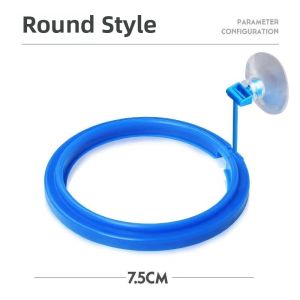 Aquarium Feeder Device Floating Plant Barrier Fish Food Dispenser Non-Automatic Indoor Fish Tank Feeding Tool Water Purification Grass