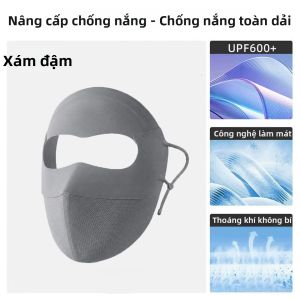 JIFANPAUL | Mặt Nạ Chống UV Cho Nam Làm Mát Kẻm Tơ Tằm Che Toàn Mặt