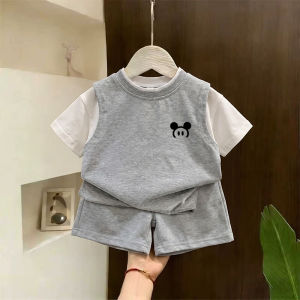 Korean Style Loose Comfort Short Sleeve Set Summer