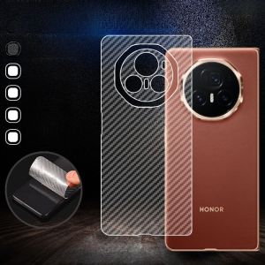 ฟิล์มหลังโทรศัพท์มือถือแบบพับได้ TELIMON Carbon Fiber ป้องกันรอยขีดข่วน ระบายอากาศได้ดี ฟิล์มป้องกันรอยขีดข่วนแบบนิ่ม