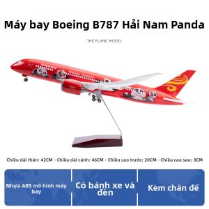JIZHICHEN | Mô Hình Máy Bay Chủ Đề Kung Fu Panda Có Đèn Cánh Landing Gear