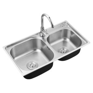 SHENYUAN | Thickened Stainless Steel Double Basin Sink Undermount Package