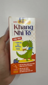 Siro Ăn Ngủ Ngon Khang Nhi Tố - Hỗ trợ tăng cường đề kháng cải thiện tình trạng kém ăn - Lọ 120ml