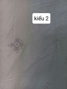 Vải boi thêu đính kim tuyến kim sa chất liệu mỏng nhẹ mát khổ 1m45