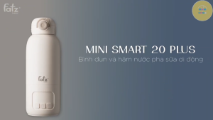 Bình Đun Sôi & Hâm Nước Pha Sữa Di Động MINI SMART 20 PLUS Fatzbaby Cắm Điện+Pin Sạc