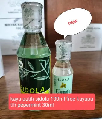 minyak kayu putih sidola 100ml free kp pepermint 30ml