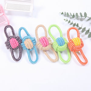 Dog Toy Ball Cotton Rope Mini Durable Interactive Chew Toothbrush Teething Puppy For Small Medium Large Dogs Pet Supplies