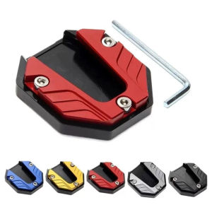 MaxPlus【Ready in Stock】 Motorcycle kickstand Pad Modified Side Stand Shoes Flat Foot Extension Kickstand Pad 1Set
