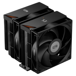 PCCooler | Numeric Display 6 Heatpipe CPU Cooler Dual PWM Fans