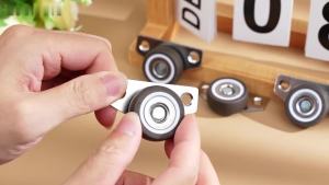 4/8PCS Mini Side Mount Caster WheelsSilent Rubber Furniture CastersDirectional Cartwheels For Trolley Drawer Kitchen Cabinets