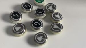 (ZYDD01) 1PCS Elevator Buttons For Round Stainless Steel Elevator Buttons / Digital 1-6 Buttons / Up Buttons / On/Off Buttons
