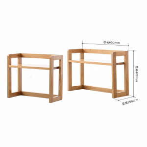 YUANSHI YUANSU | Minimalist Wooden Desk Rack