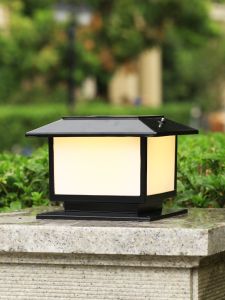 VINCAN | Solar LED Waterproof Outdoor Pillar Light