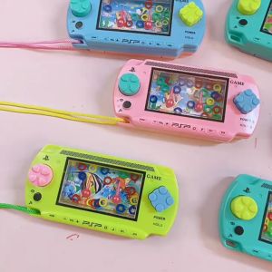 Aibeile Baby Puzzle Game Console Water Hoop Game Machine for Kids Ring Toss Baby Toys Boy Girl Water Circle Game Machine Baby1/3pcs