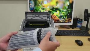 Hộp Mực 12A Dùng Cho Máy In Canon 2900 Có Lỗ Đổ Mực Và Lỗ Đổ Mực Thải Bên Ngoài