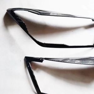 Cover Garnish Lampu Depan Mobil Ayla 2023 Carbon