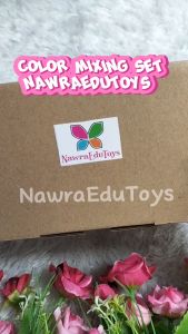 Paket Mainan Edukasi CAMPUR WARNA / COLOR MIXING Set  Montessori Cultural Science Kids Sensory Toys Eksperimen