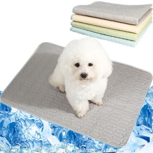 Dog Cooling Mat Summer Pet Cold Bed Extra Large for Small Big Dogs Pet Accessories Cat Durable Blanket Sofa Cat Ice Pad Blanket