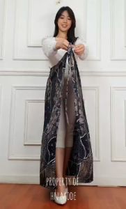 HN MODE - Couple rok lilit mix kemeja panjang floral volume 3 / couple batik terbaru