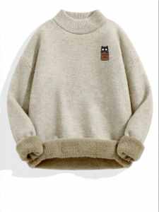 Warrior | Áo Sweater Len Cổ Cao Ấm Ám Nam