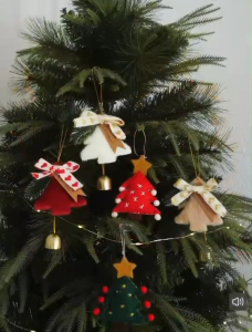 กระดิ่งห้อยประตู Christmas bell แขวนประตู หน้าต่าง ตกแต่งบ้าน ประดับต้นไม้คริสต์มาส กระดิ่งโลหะใช้งานได้จริง