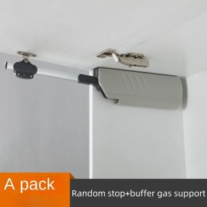 Cabinet Door Hydraulic Support Hinge Rod Heavy Duty Support Rod Hinges Telescopic Buffer Gas Struts Safety Pneumatic Lid Lifters Pneumatic Rod for Upturn Wooden Doors Furniture Hardware Accessories