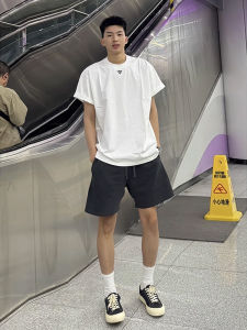 Loose Long Basketball Shorts for Men Summer American Sports Casual Pants High Waist Quadricolor Breathable Polyester Fiber