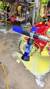 Bình Phun Bọt Tuyết Từ Tính Mini AN-RIDDLE P5 Từ Tính Đổi Nhanh – Kèm 2 Bình Và 3 Đầu Phun Đồng