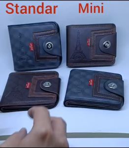 Dompet Pria Dompet Magnet Ukuran Mini Bahan PU Sintetis Harga Murah berkualitas