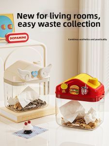 Cute Mini Trash Can Desktop