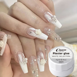 เจลเพ้นท์เล็บ 6 สี เอฟเฟกต์ปูนปลาสเตอร์ 3 มิติ ลายทราย ไม่ต้องใช้ท็อปโค้ท เจลขัดเงา ยูวี ยาทาเล็บ