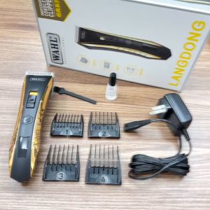 Wahl Tông Đơ Cắt Tóc Chính Hãng WAHL 2222 - Chuyên Nghiệp Động Cơ Mạnh Mẽ Lưỡi Thép Cao Cấp Sử Dụng 260 Phút Liên Tục Pin Lithium 1000mAh Bộ Sản Phẩm Bao Gồm 4 Cữ Nhựa