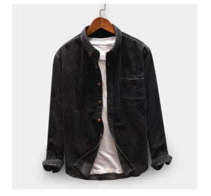 Jacket Corduroy Shirt Pocket Jacket Jacket Corduroy Shirt with Pocket Coat