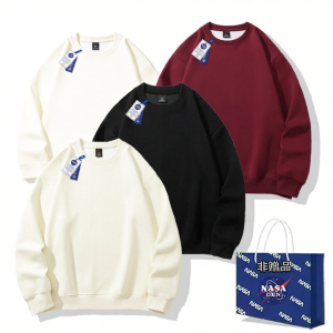 Simple Warm Long Sleeve Crewneck Sweatshirt