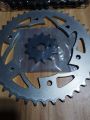 RUSI KRY 150/200  SPROCKET/CHAIN SET (13/43T/520). 