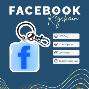 Personalized NFC Tag Keychain Digital Business Card Facebook Bini Bloom SB19 PPOP KPOP BTS