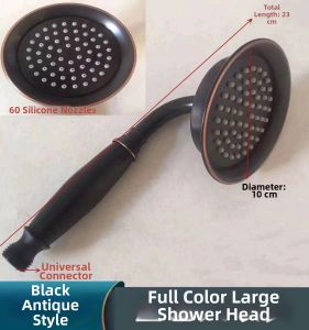 Antique Style Brass Shower Head Gold