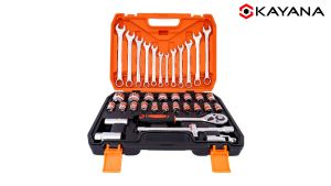 ชุดเครื่องมือ 37 ชิ้น (ประแจ+บล็อก)เกรด CR-V บล็อก ประแจ ไขควง ชุดประแจบล็อก ชุดบล๊อค กล่องเครื่องมือช่าง รับประกันคุณภาพของสินค้าคุ้ม!!!