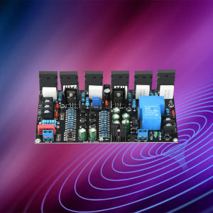 Aideepen | DC 20V-90V 300W Mono Power Amplifier 1943+5200 HIFI High-power Paired Tube Post Stage Audio Amplifier Board with Speaker Protect